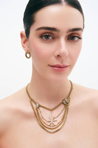 Woman Gold Plated Pinned Earrings - 16