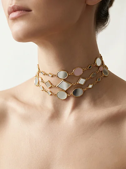 You Gold Plated Chain Necklace - (1)