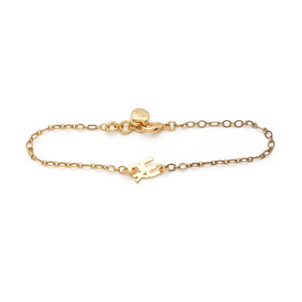 Zelisse Lucky Charm Gold Plated Chain Anklet - 1