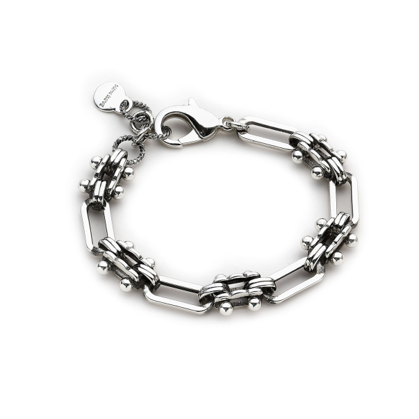 Zen Silver Plated Chain Bracelet - 1