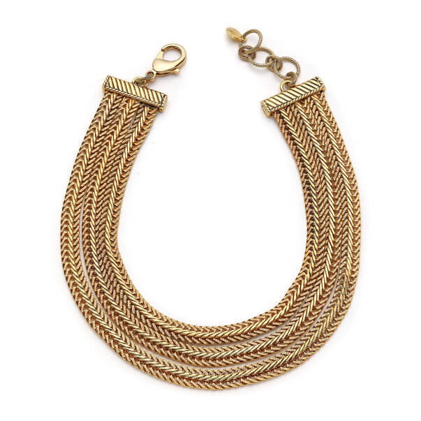 Zendaya Gold Plated Chain Necklace - 1