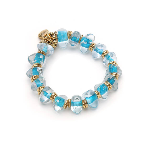 Zerina Glass Bead Bracelet - 1