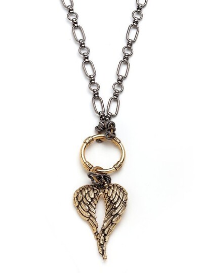 CHAIN ANGEL WING NECKLACE