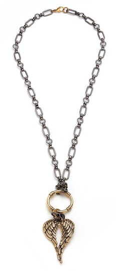 CHAIN ANGEL WING NECKLACE